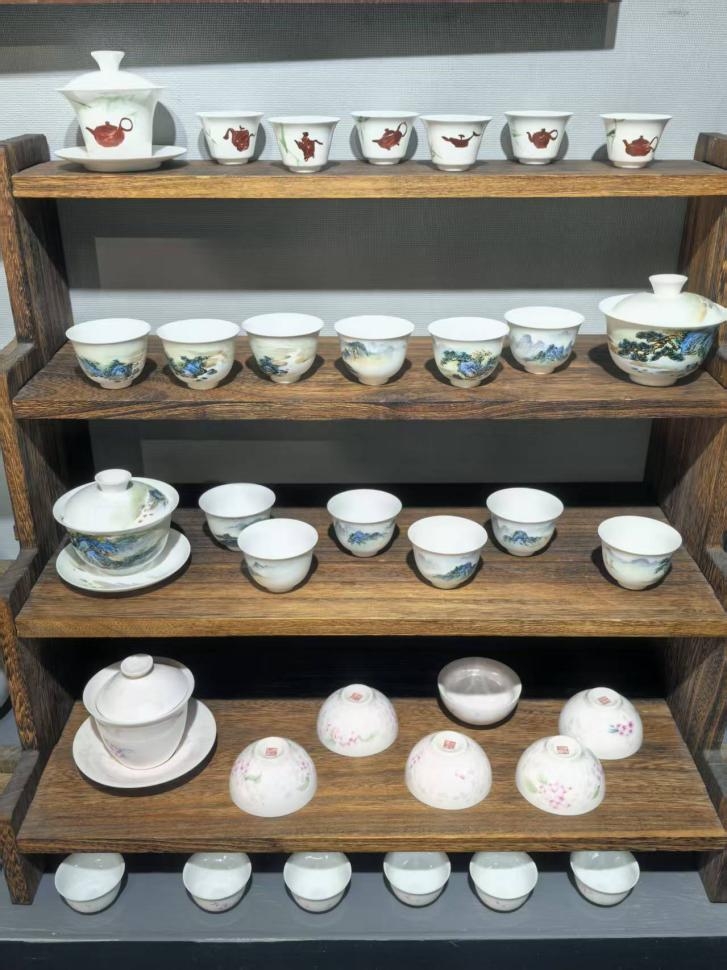 潮彩非遗传承人 林绍兵先生 潮彩 茶具作品