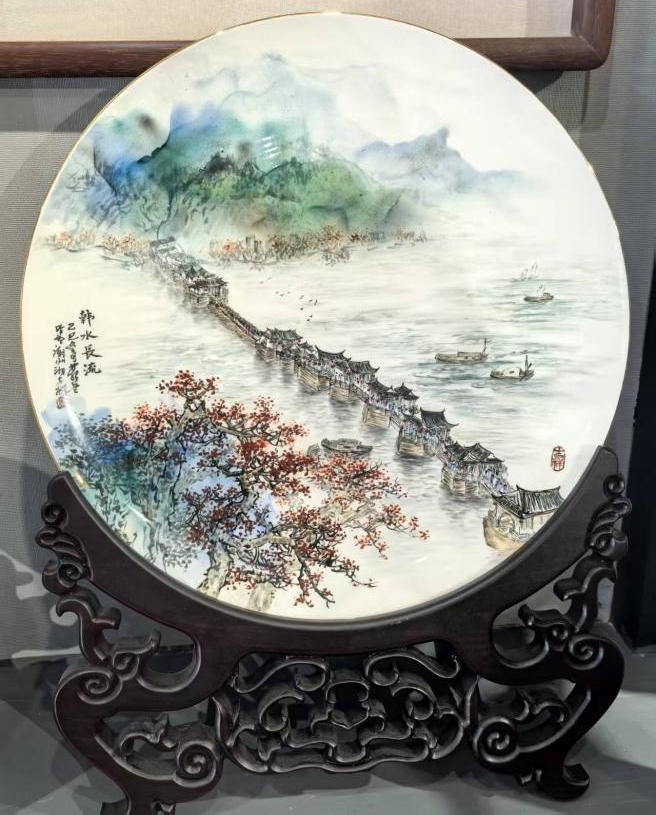 潮彩非遗传承人 林绍兵先生 潮彩 摆盘作品