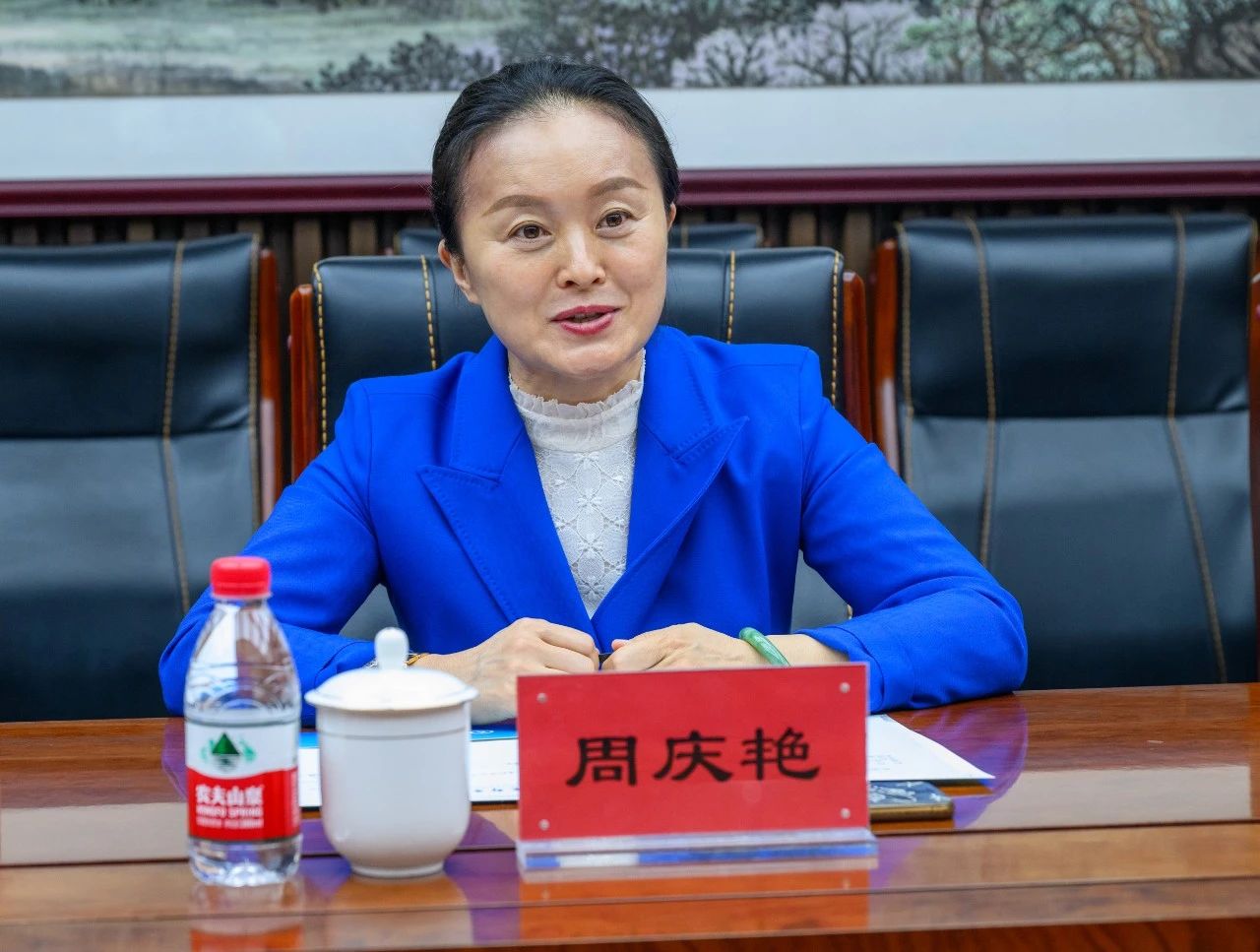 北京中电京源科技有限公司总经理周庆艳发言